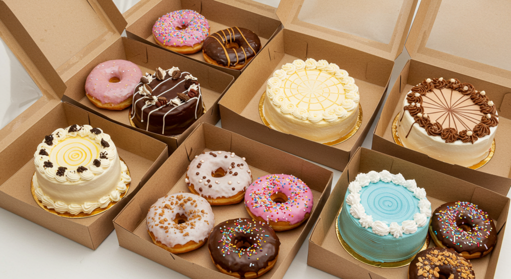 Service de livraison rapide de délices sucrés : des donuts et des gâteaux à déguster chez vous