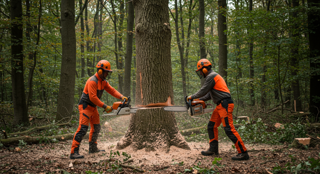 Abattage d'arbres difficiles : techniques et conseils pour une intervention réussie