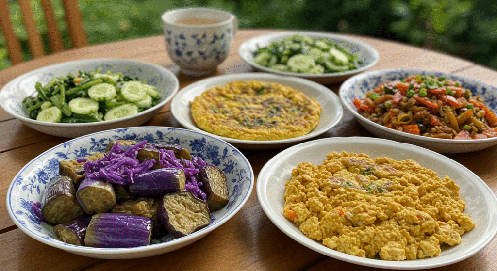 Plats végétariens faits maison