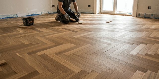 Pose de parquet