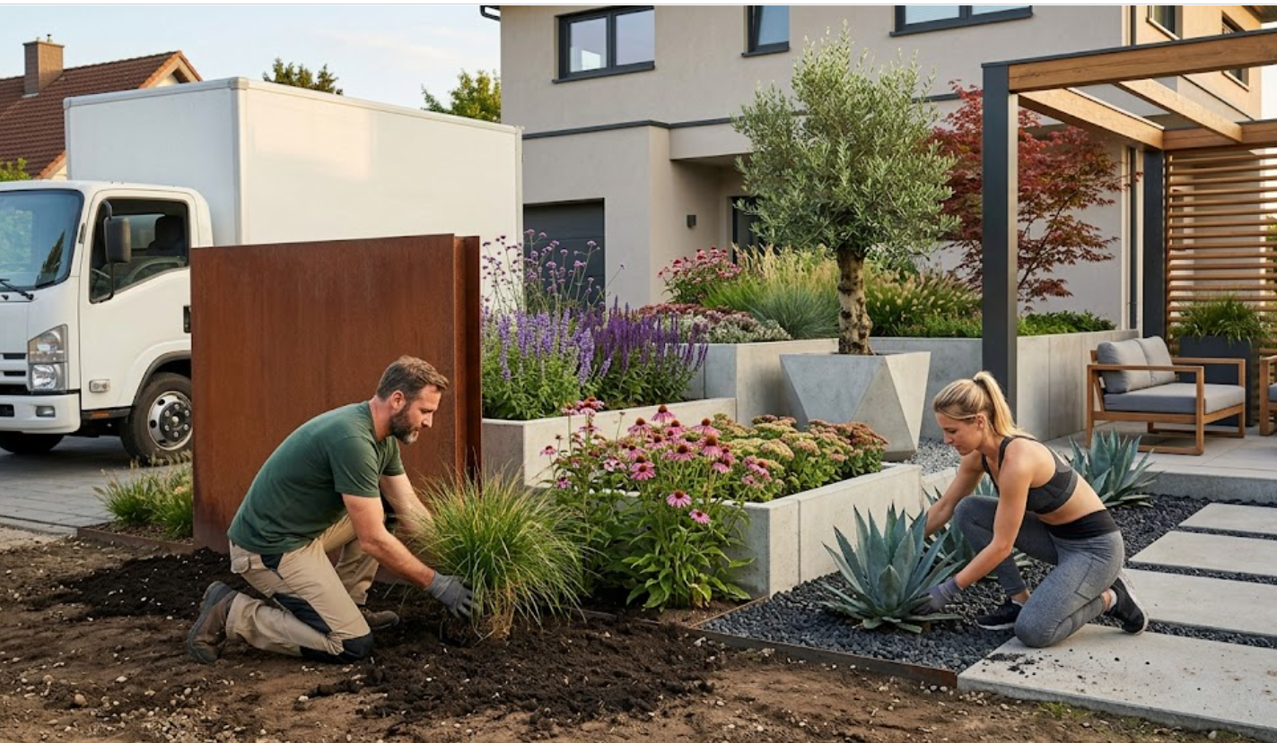 Création de jardin moderne : les plantes et styles tendances